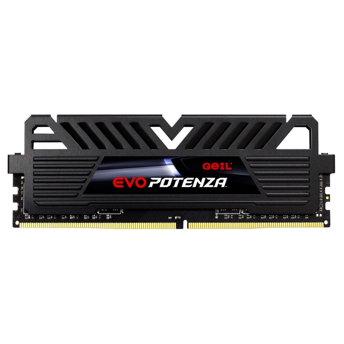 Memória DDR4 Geil Evo Potenza, 16GB, 3200MHz, Black, GAPB416GB3200C22SC
