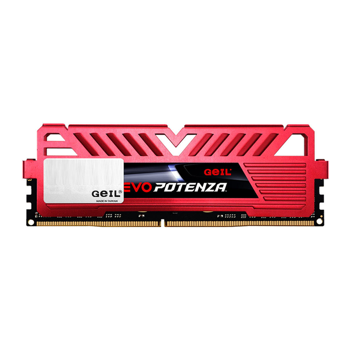 Memória DDR4 Geil Evo Potenza, 16GB, 3200MHz, Red, GAPR416GB3200C16BSC