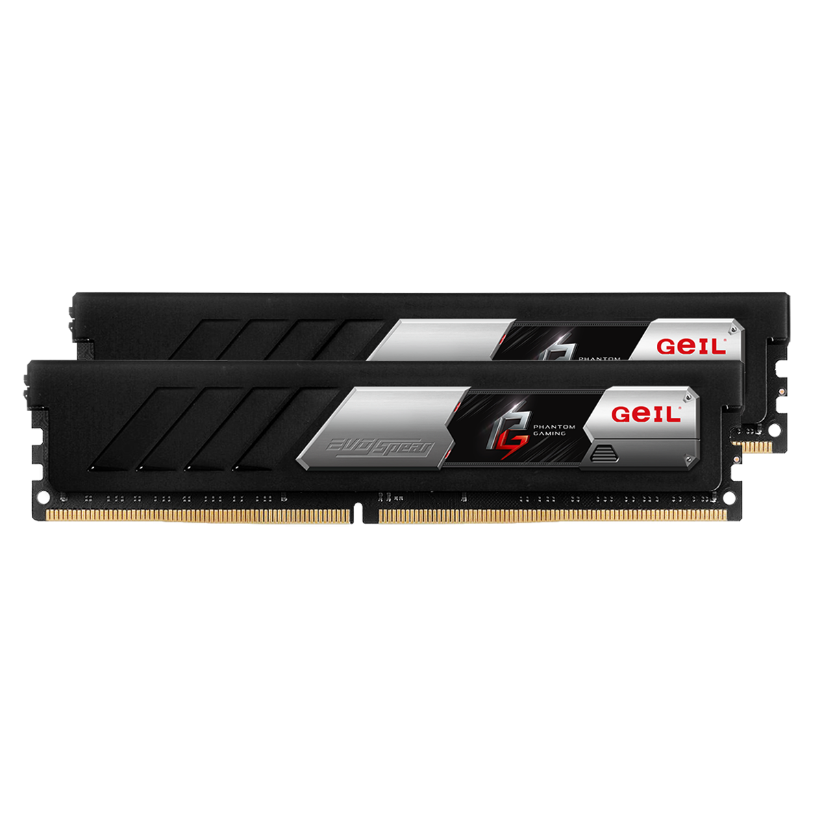 Memória DDR4 Geil EVO Spear Phantom Gaming (AMD), 16GB (2x8GB), 3000MHz, Black, GASF416GB3000C16ADC