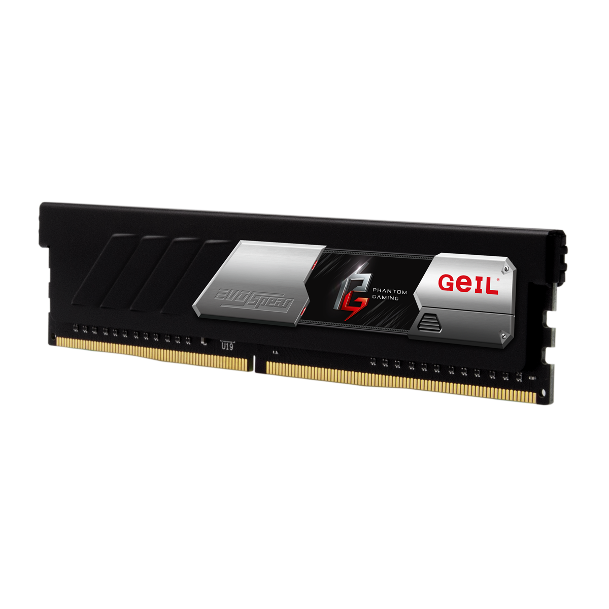 Memória DDR4 Geil EVO Spear Phantom Gaming (AMD), 16GB (2x8GB), 3200MHz, Black, GASF416GB3200C16BDC