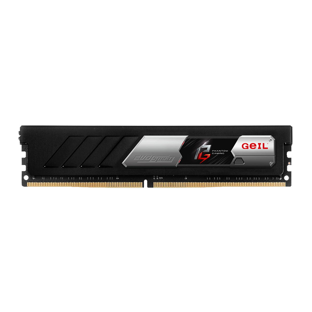 Memória DDR4 Geil EVO Spear Phantom Gaming (AMD), 16GB (2x8GB), 3200MHz, Black, GASF416GB3200C16BDC