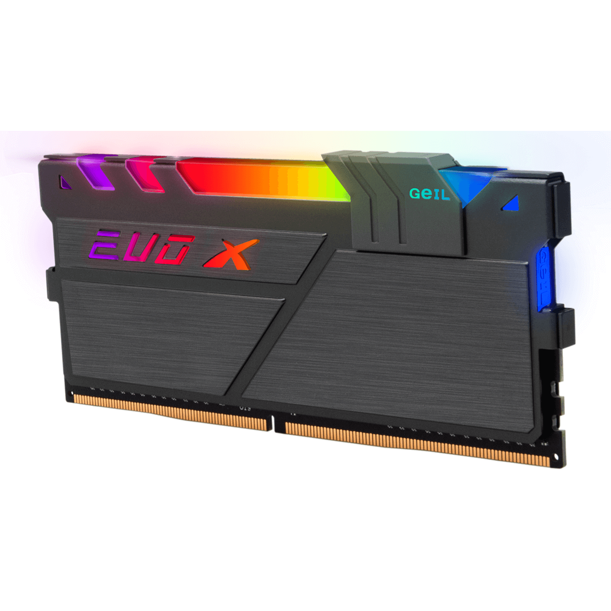 Memória DDR4 Geil EVO X II, RGB, 16GB, 3000MHz, Gray, GAEXSY416GB3000C16ASC