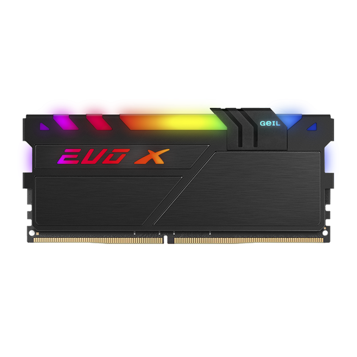 Memória DDR4 Geil EVO X II RGB Sync, 16GB (2x8GB), 3200MHz, GAEXSY416GB3200C16BDC