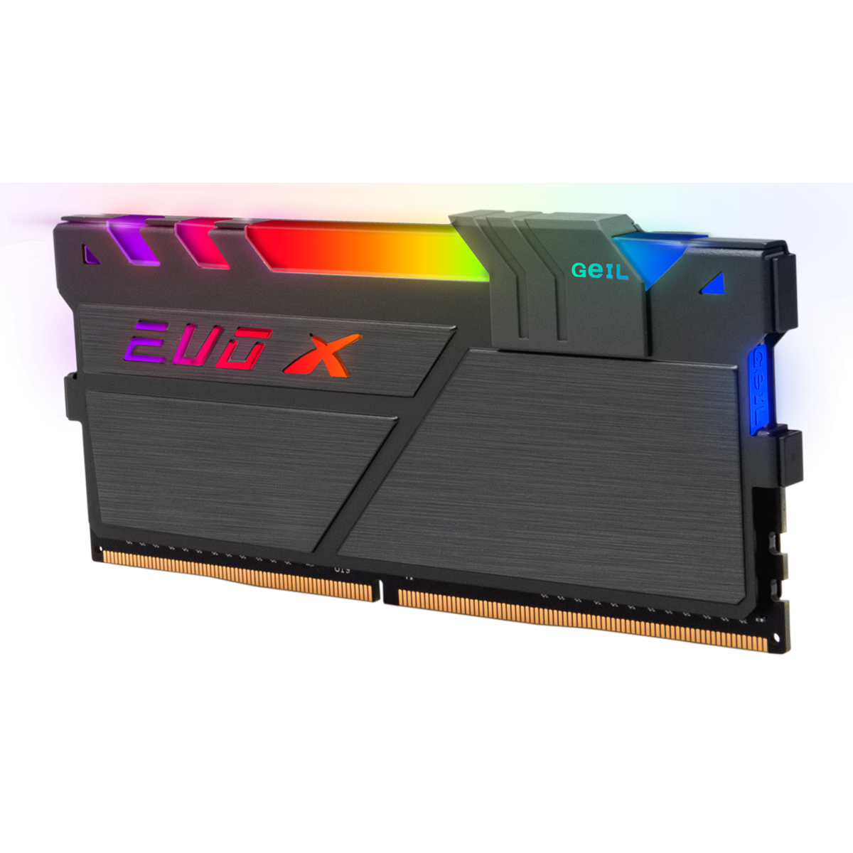 Memória DDR4 Geil EVO X II RGB Sync, Edição AMD, 8GB, 3200MHz, GAEXSY48GB3200C16BSC - IMP
