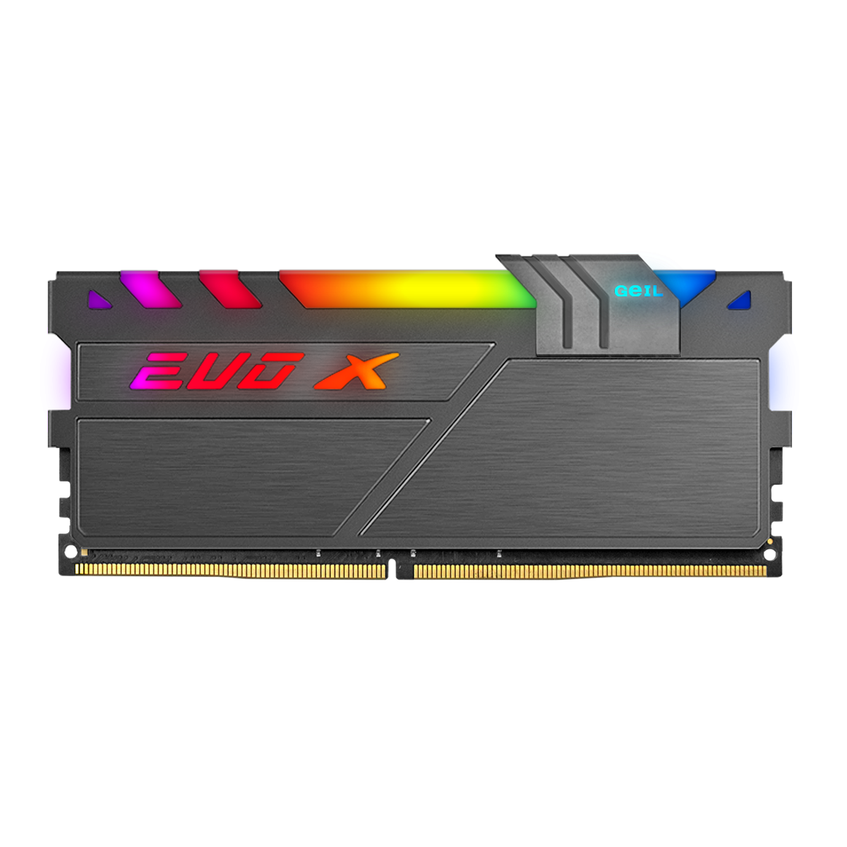 Memória DDR4 Geil EVO X II RGB Sync, Edição AMD, 8GB, 3600MHz, GAEXSY48GB3600C18BSC - IMP