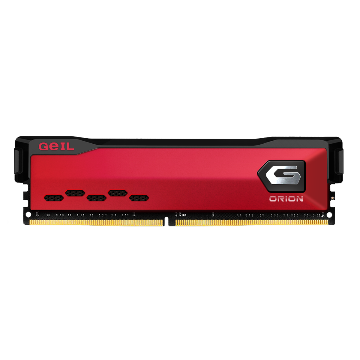 Memória DDR4 Geil Orion, 16GB, 3200MHz, Red, GAOR416GB3200C16ASC
