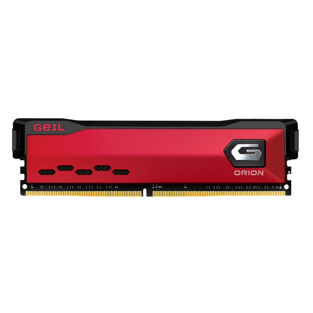 Memória DDR4 Geil Orion, 16GB, 3200MHz, Red, GAOR416GB3200C16BSC