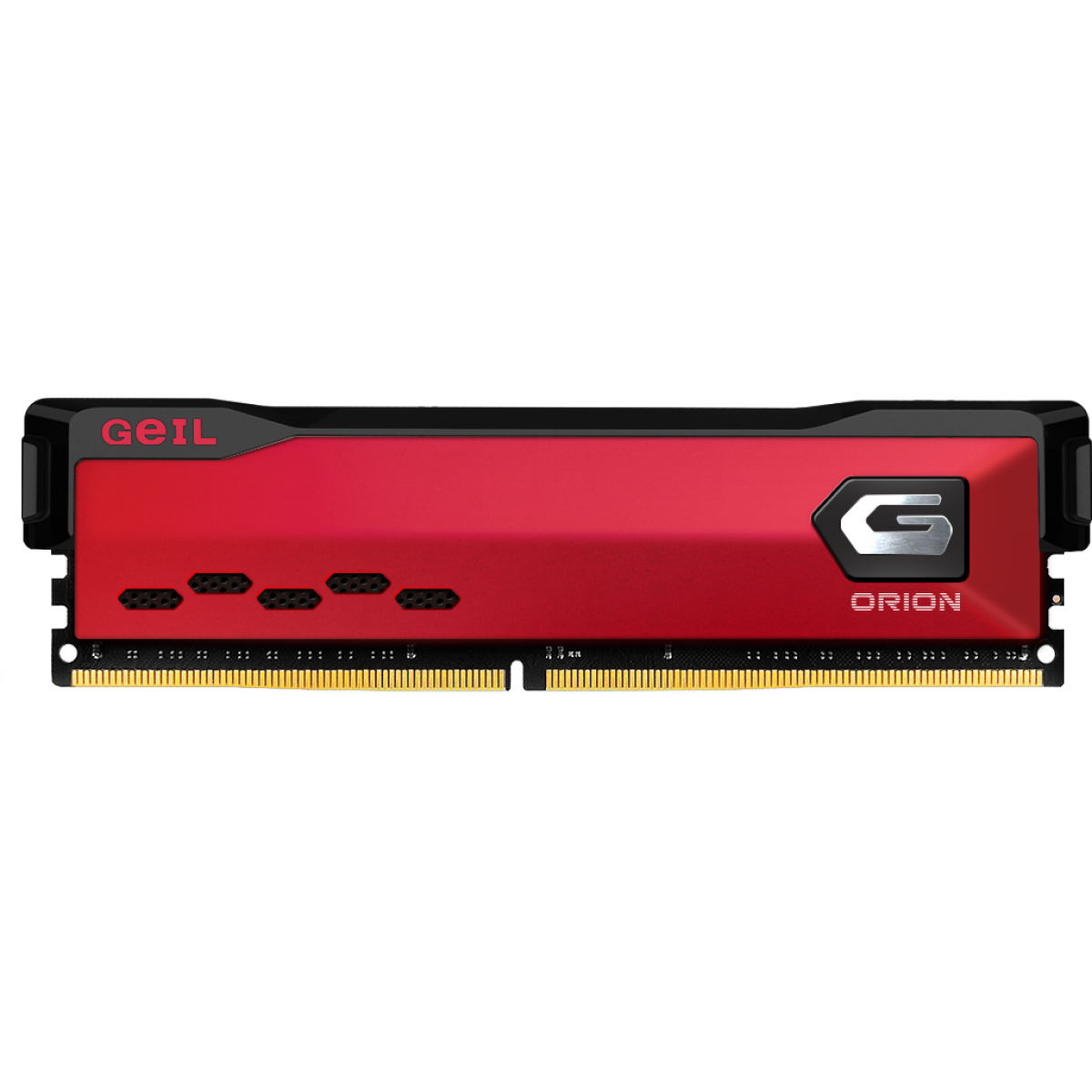 Memória DDR4 Geil Orion, 8GB 3600MHz, Red, GAOR48GB3600C18ASC
