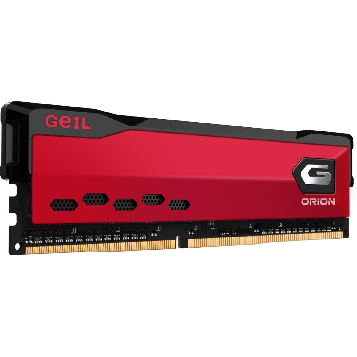 Memória DDR4 Geil Orion, 8GB 3600MHz, Red, GAOR48GB3600C18ASC