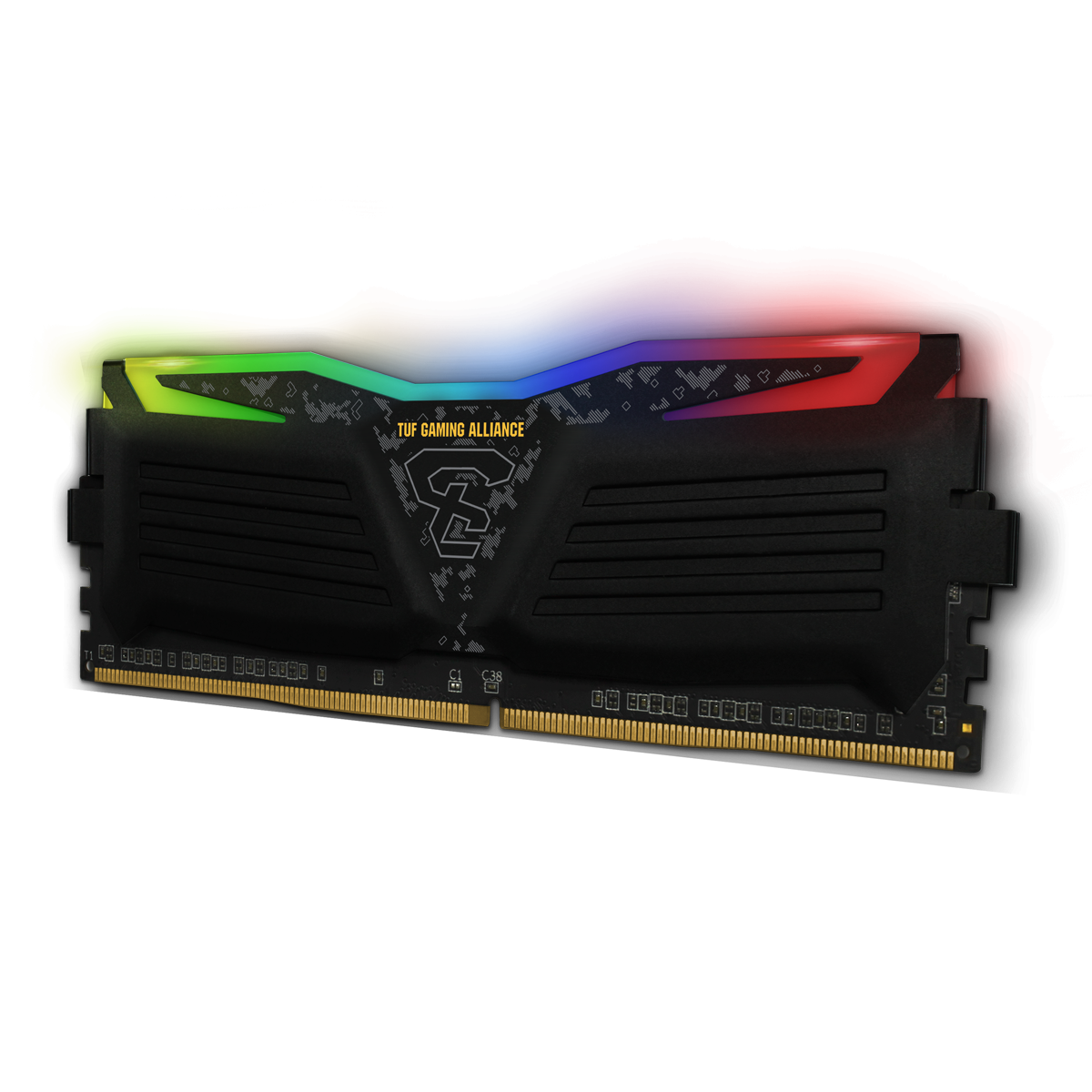 Memória DDR4 Geil Super Luce RGB TUF Gaming Alliance, 16GB (2x8GB), 3000MHz, GLTS416GB3000C16ADC