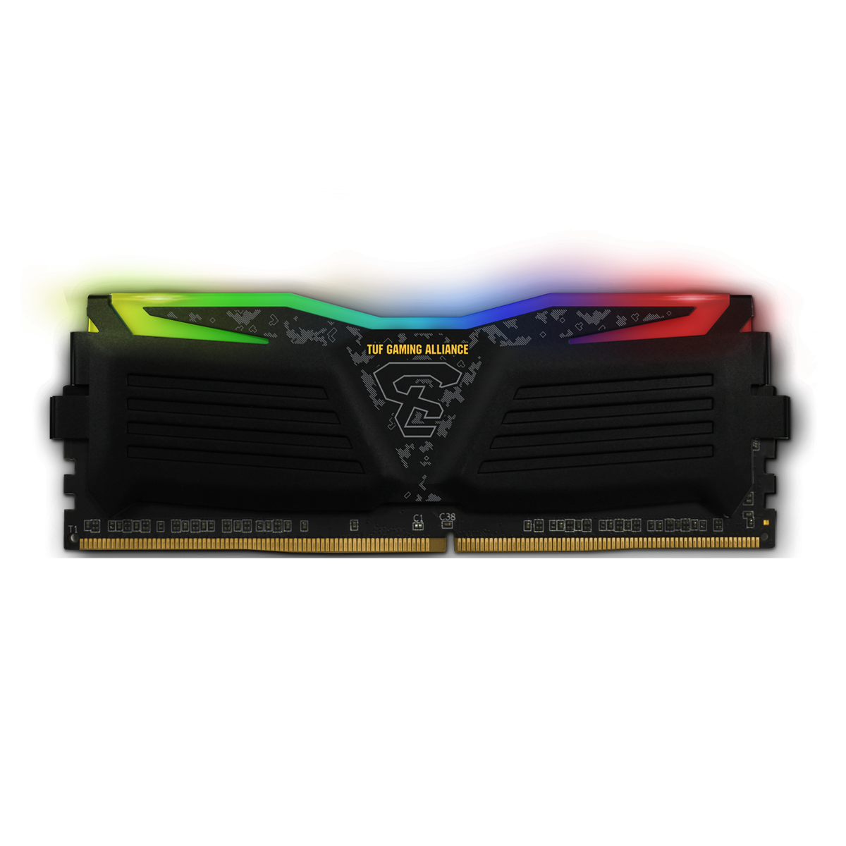 Memória DDR4 Geil Super Luce RGB TUF Gaming Alliance, 16GB (2x8GB), 3600MHz, GLTS416GB3600C18BDC
