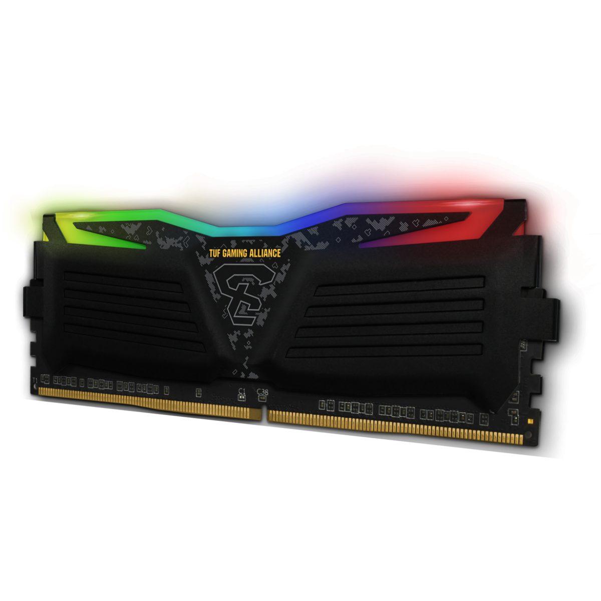 Memória DDR4 Geil Super Luce RGB TUF Gaming Alliance AMD Edition, 8GB 3000Mhz, GALTS48GB3000C16ASC