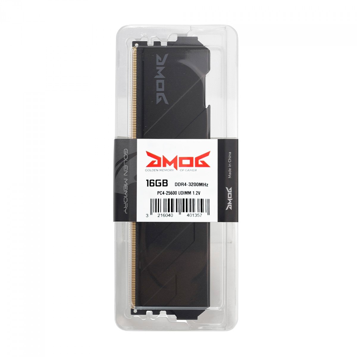 Memória DDR4 GMOG, 16GB, 3200MHz, Preto, GMOG-16GB3200