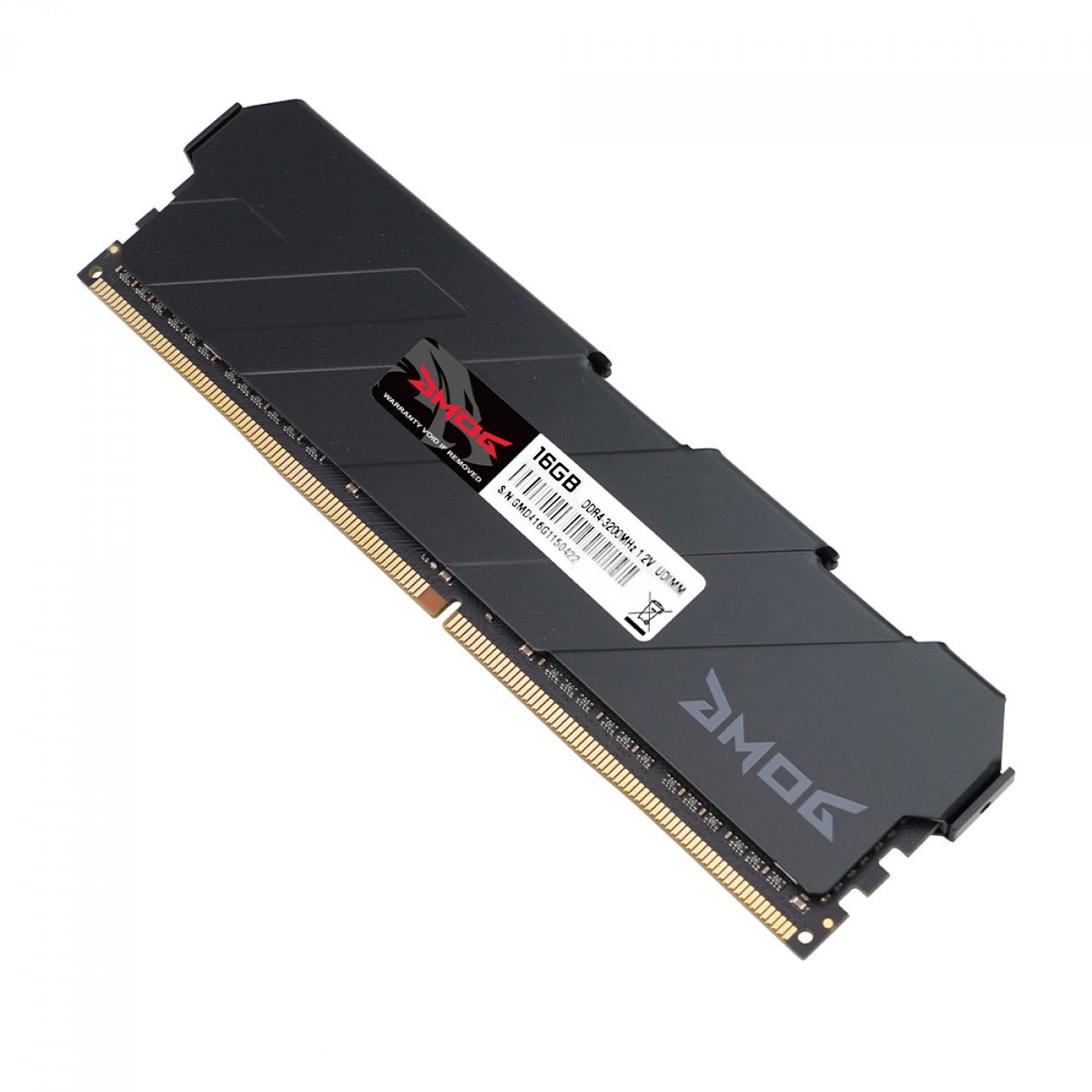 Memória DDR4 GMOG, 16GB, 3200MHz, Preto, GMOG-16GB3200