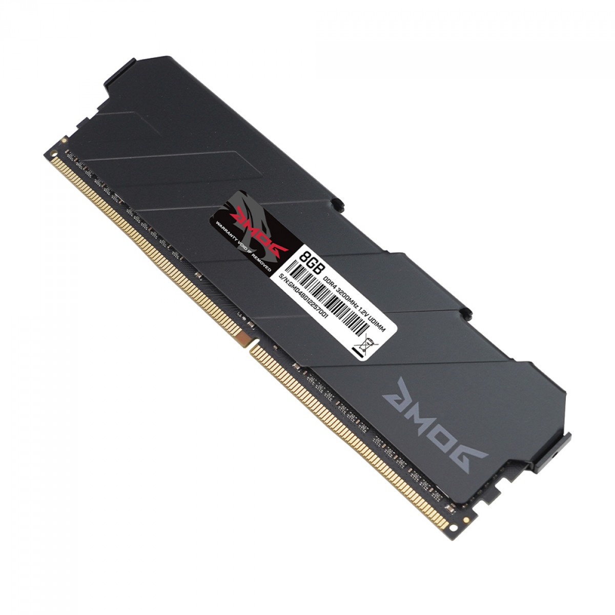 Memória DDR4 GMOG, 8GB, 3200MHz, Preto, GMOG-8GB3200