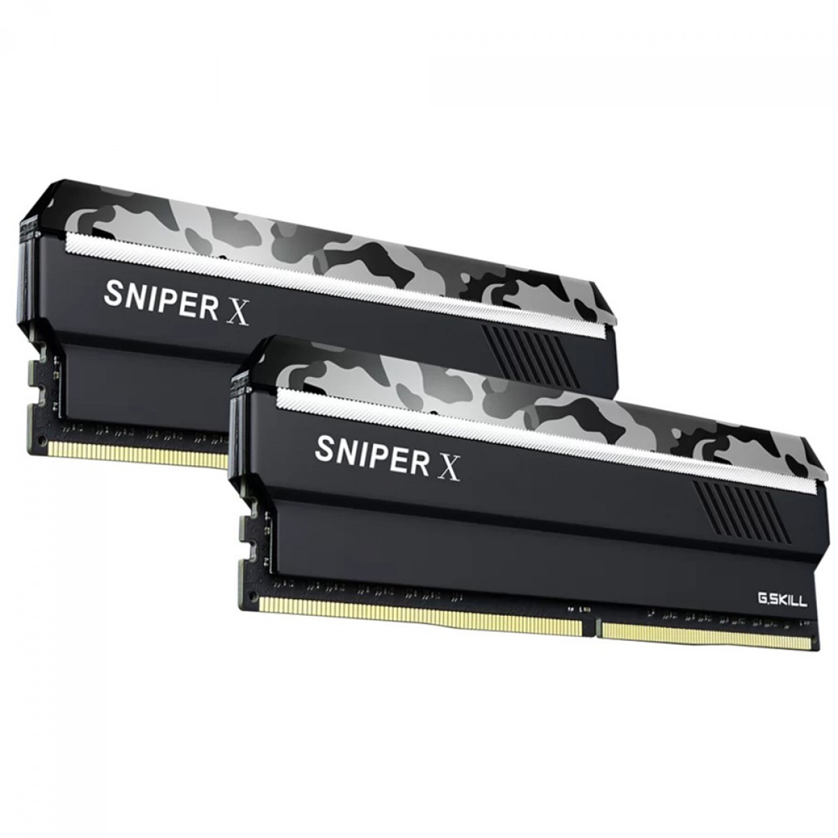 メモリー G.SKILL SNIPER X DDR4 16GB (8gbx2) 3200 Memória DDR4 G.Skill Sniper X, 16GB (2x8GB), 3000Mhz, Black, F4