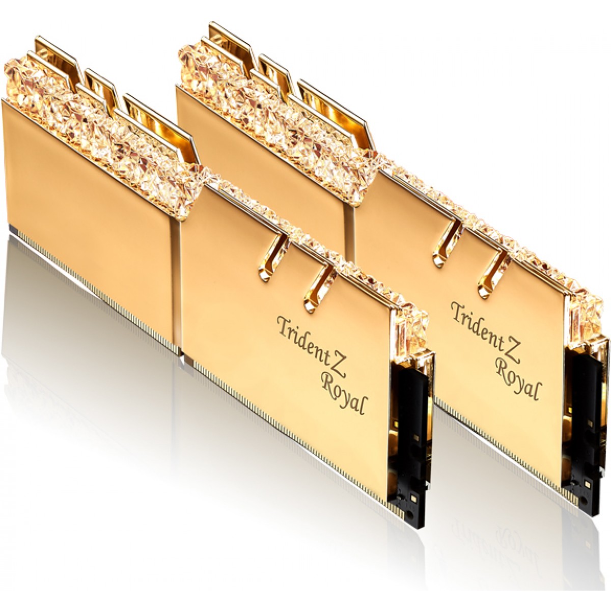 Memória DDR4 G.Skill Trident Z Royal, 16GB (2X8GB) 3200MHz Memória DDR4 G.Skill Trident Z Royal, 16GB (2X8GB) 3200MHz