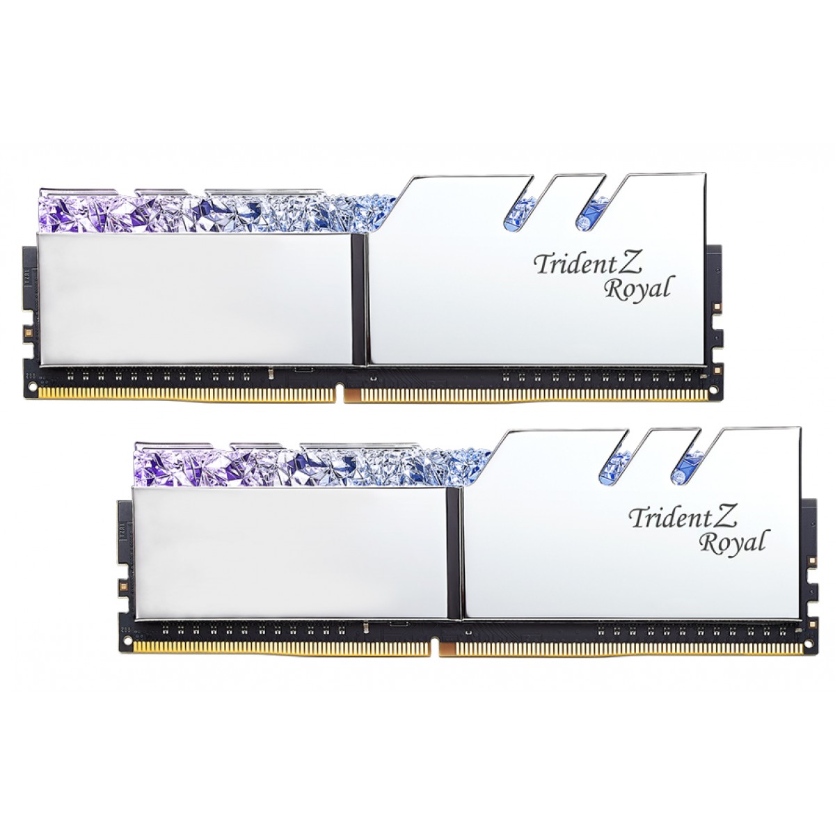 Memória DDR4 G.Skill Trident Z Royal, 16GB (2X8GB) 3600MHz, F4-3600C18D-16GTRS