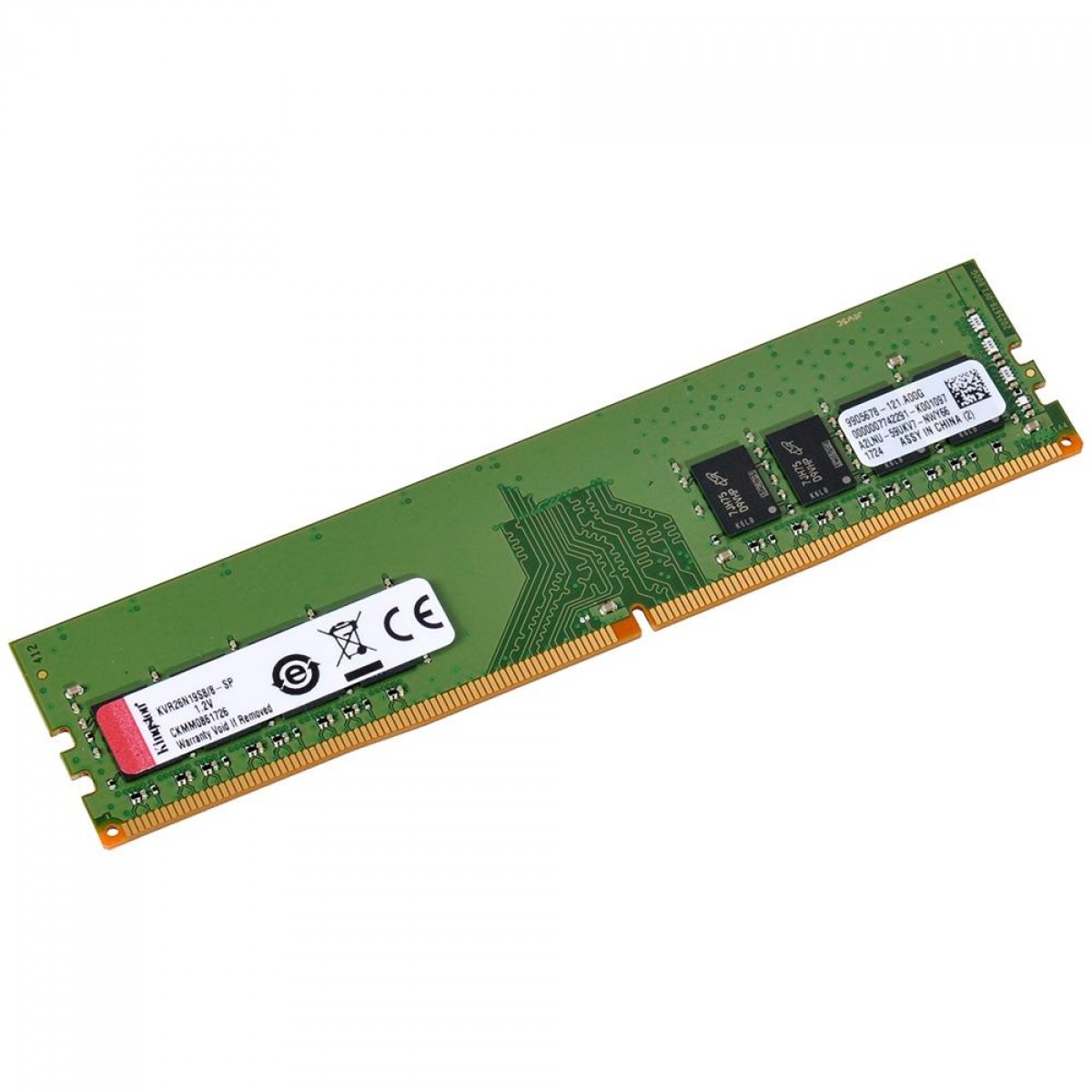 Memória DDR4 Kingston, 8GB, 2666MHz, KVR26N19S8/8
