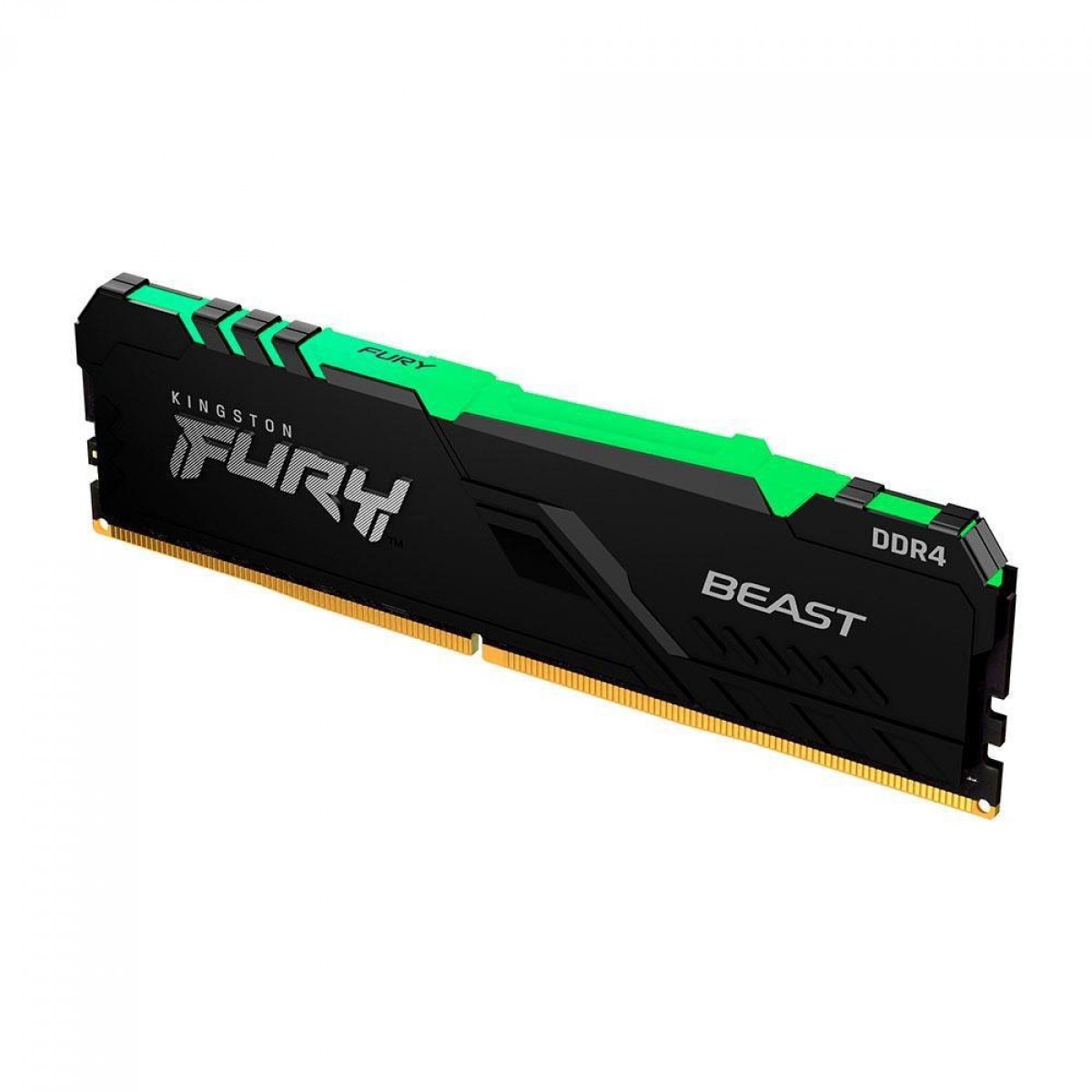 Memória DDR4 Kingston Fury Beast RGB, 32GB (2x16GB), 3600Mhz, Preto, KF436C18BBAK2/32