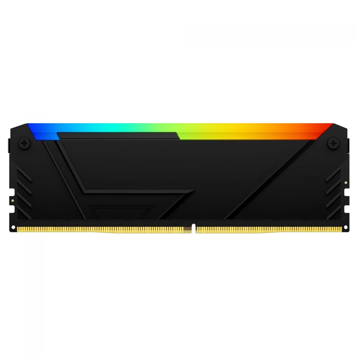 Memória DDR4 Kingston Fury Beast RGB, 64GB (4x16GB), 3200Mhz, Preto, KF432C16BB2AK4/64