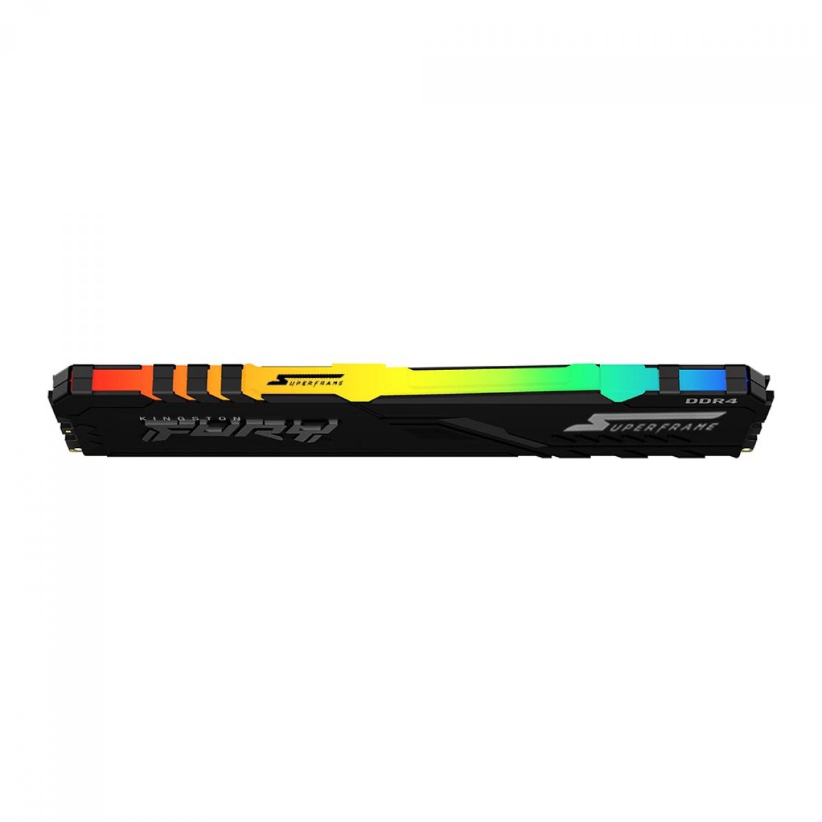 Memória DDR4 Kingston Fury SuperFrame RGB, 8GB, 3200Mhz, Black, KF432C16BBA/8CL
