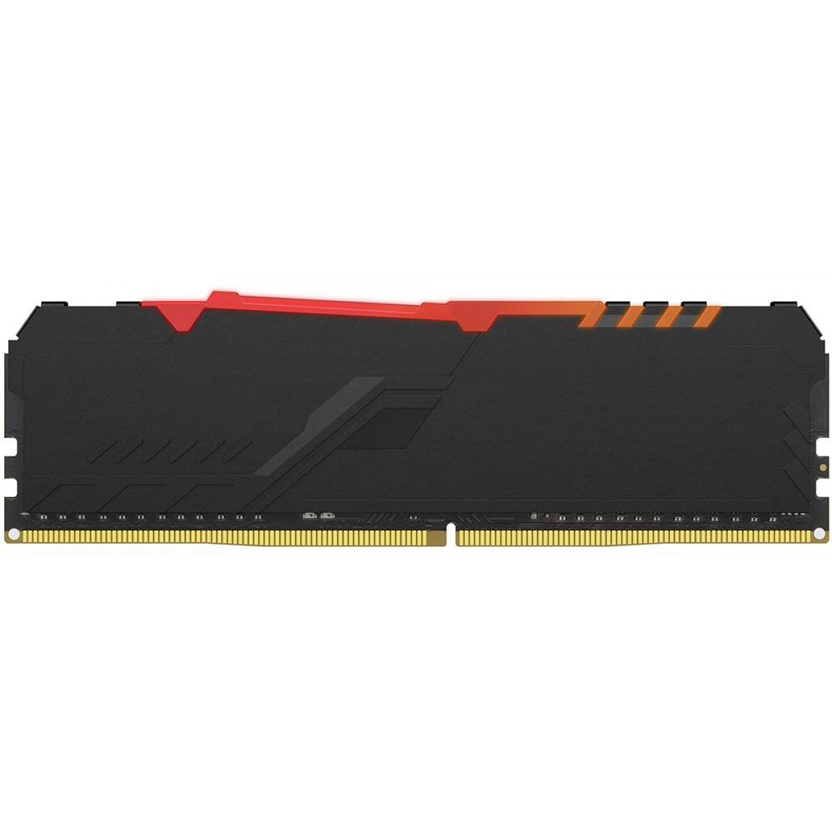 Memória DDR4 Kingston HyperX Fury RGB, 16GB 3200MHz, Black, HX432C16FB3A/16