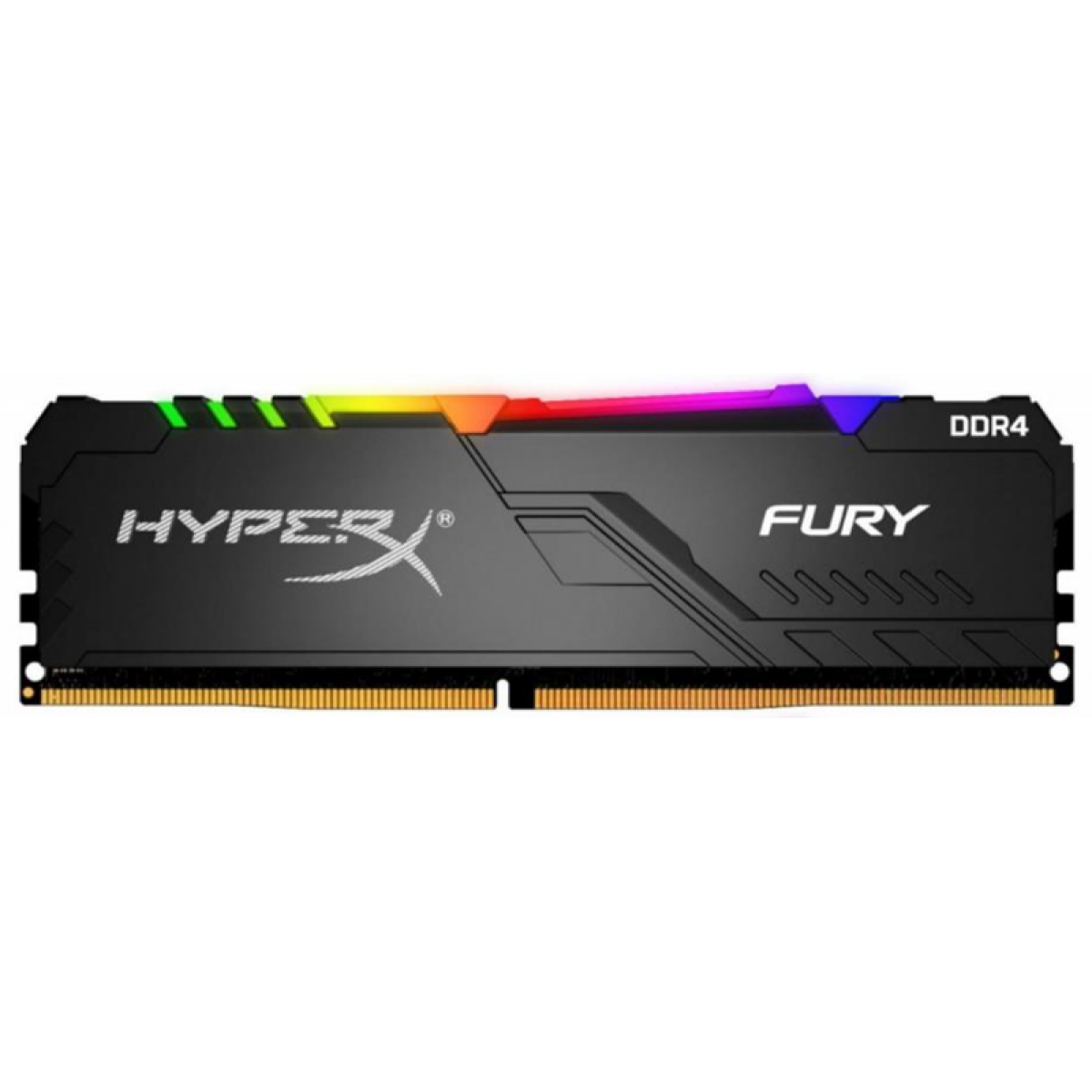 Memória DDR4 Kingston HyperX Fury RGB, 16GB 3600MHz, Black, HX436C17FB3A/16
