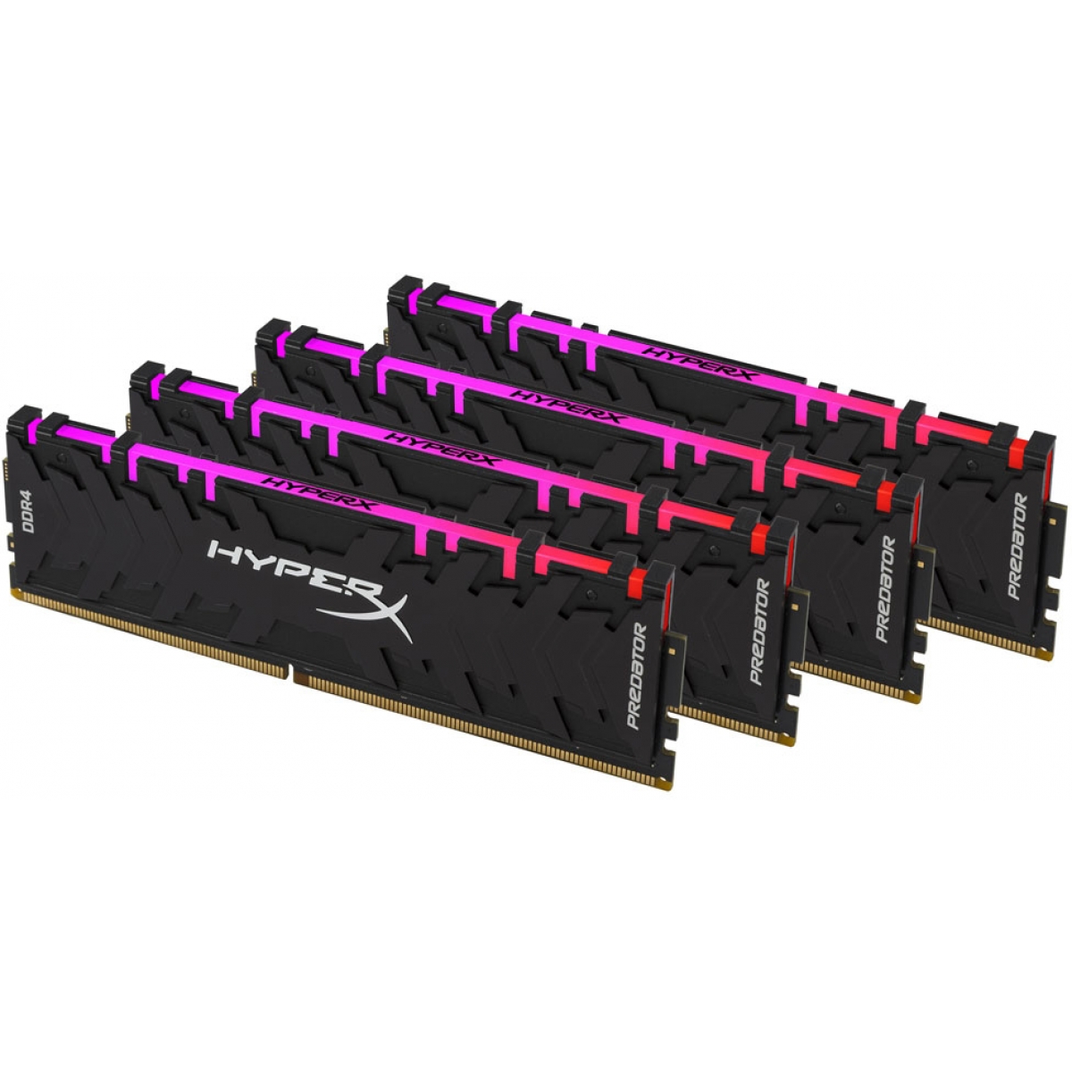 Memória DDR4 Kingston HyperX Predator RGB, 32GB (4x8GB) 2933MHZ, HX429C15PB3AK4/32 