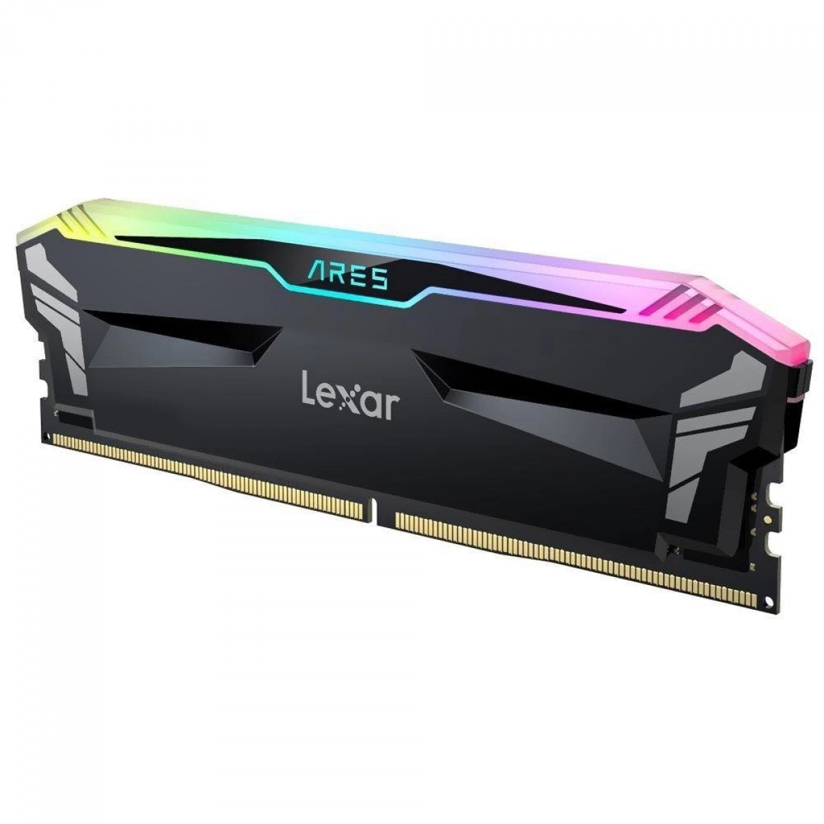Memória DDR4 Lexar Ares, RGB, 16GB, 3600MHz, Black, LD4BU016G-R3600GSLA