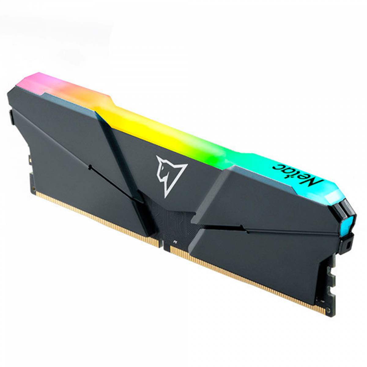 Memória DDR4 Netac Shadow RGB, 16GB (2x8GB), 3600MHz, Grey, NTSRD4P36DP-16E