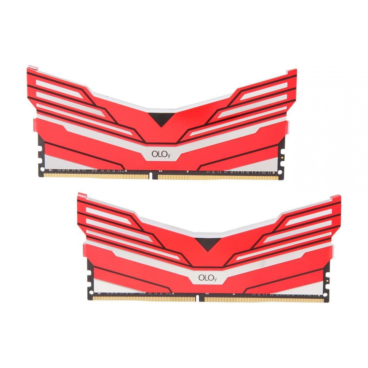 Memória DDR4 OLOy WarHawk Red, 16GB (2x8GB), 3000MHZ, RGB, MD4U083016BCDA