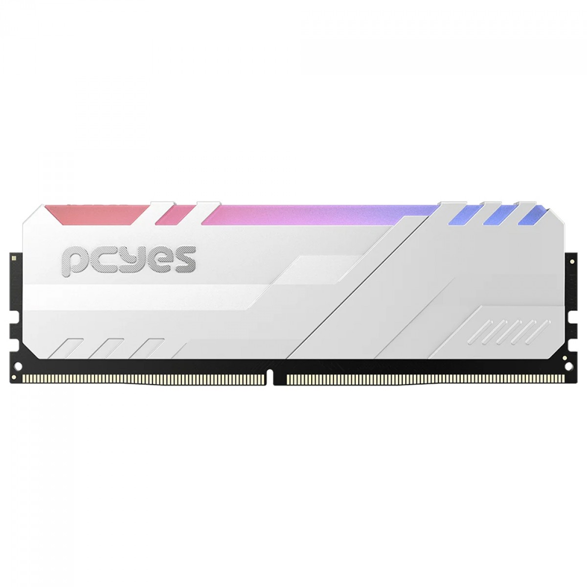 Memória DDR4 PCYes, RGB, 8GB, 3200MHz, Branco, PM083200D4WR - Open Box