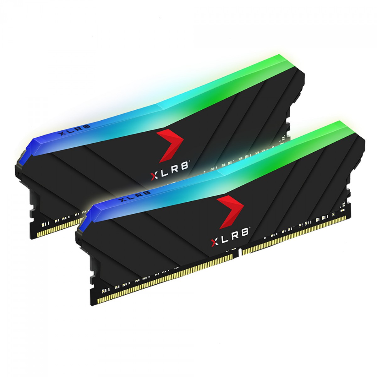 Memória DDR4 PNY XLR8 RGB Gaming, 16GB (2x8GB), 3600MHZ, MD16GK2D4360016XRGB 