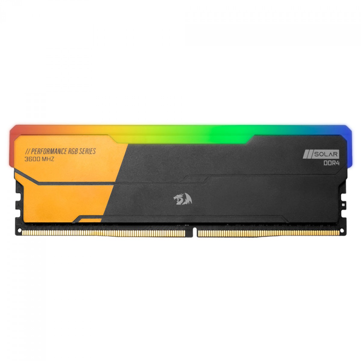Memória DDR4 Redragon Solar, RGB, 16GB, 3600MHz, Black, GM-806