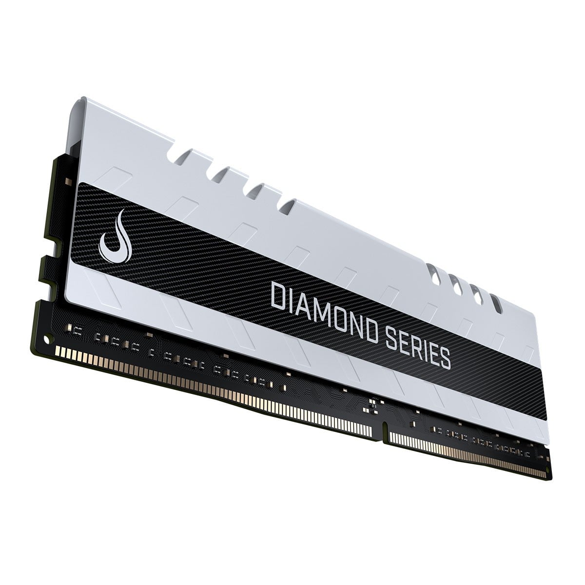 Memória DDR4 Rise Mode Diamond Series, 16GB, 3200MHz, Branca, RM-D4-16G-3200DW