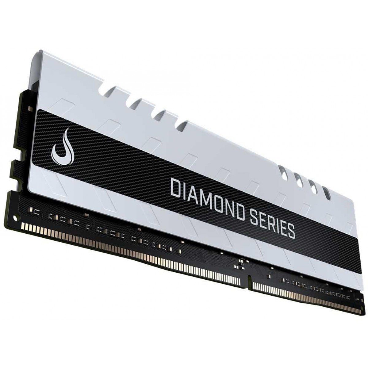 Memória DDR4 Rise Mode Diamond Series, 4GB, 3000MHz, White, RM-D4-4GB-3000DW