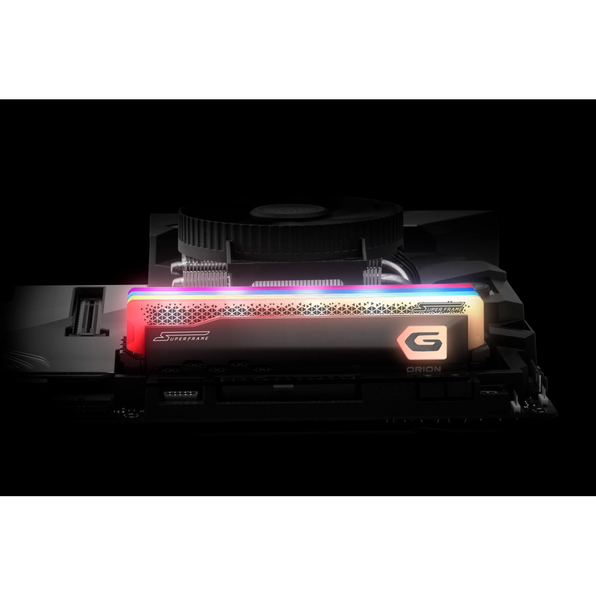 Memória DDR4 SuperFrame RGB, 16GB (2x8GB), 3200MHz, Gray