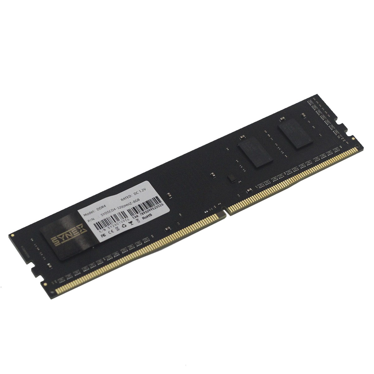 Memória DDR4 Synex, 8GB, 3200MHz, Preta, SYDSCD4-3200MHZ-8GB