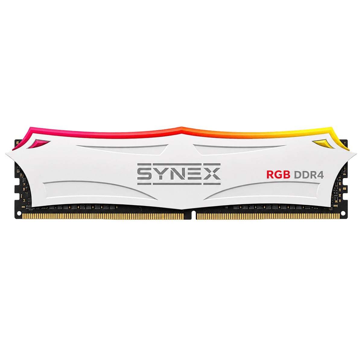 Memória DDR4 Synex, RGB, 8GB, 3200MHz, Branco