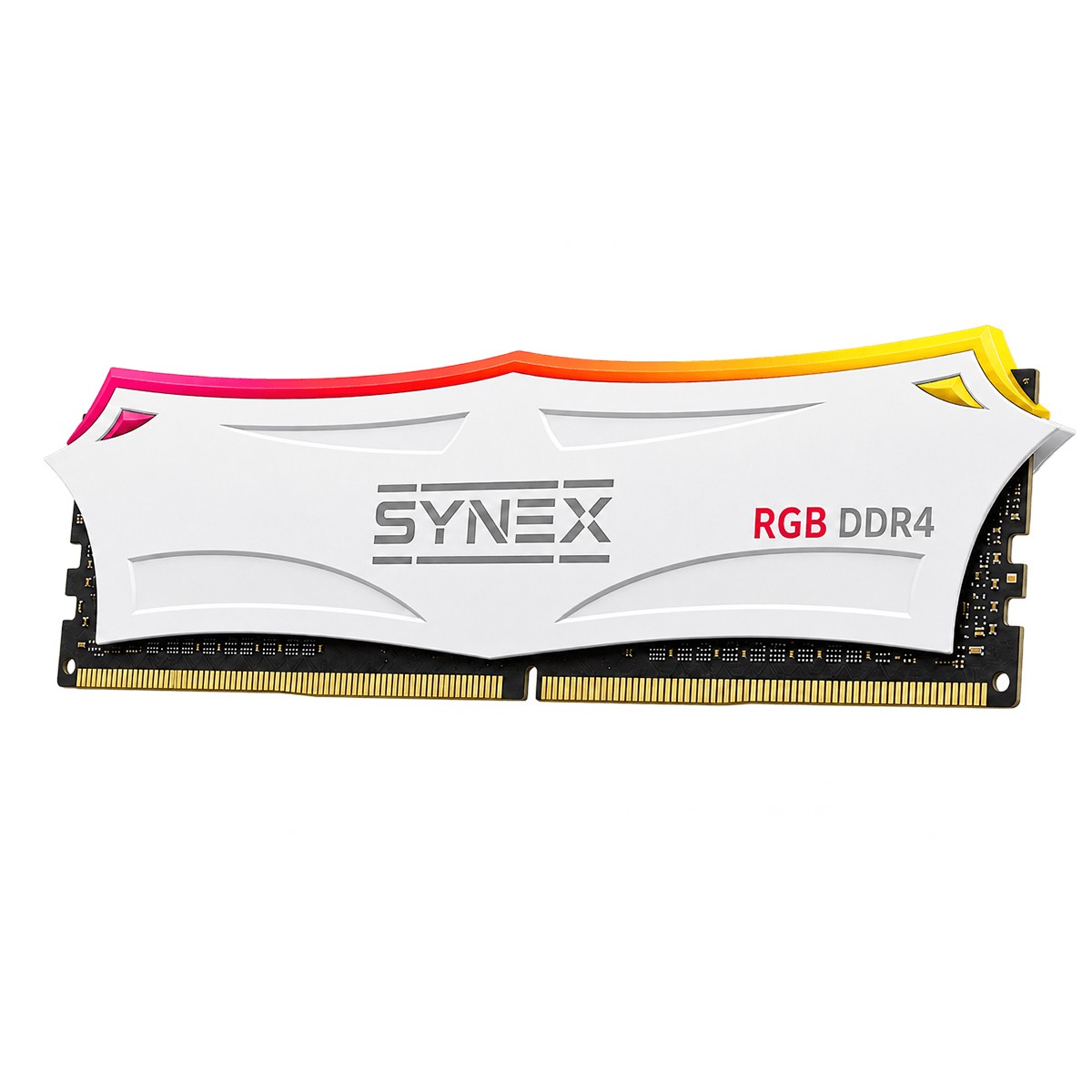 Memória DDR4 Synex, RGB, 8GB, 3200MHz, Branco