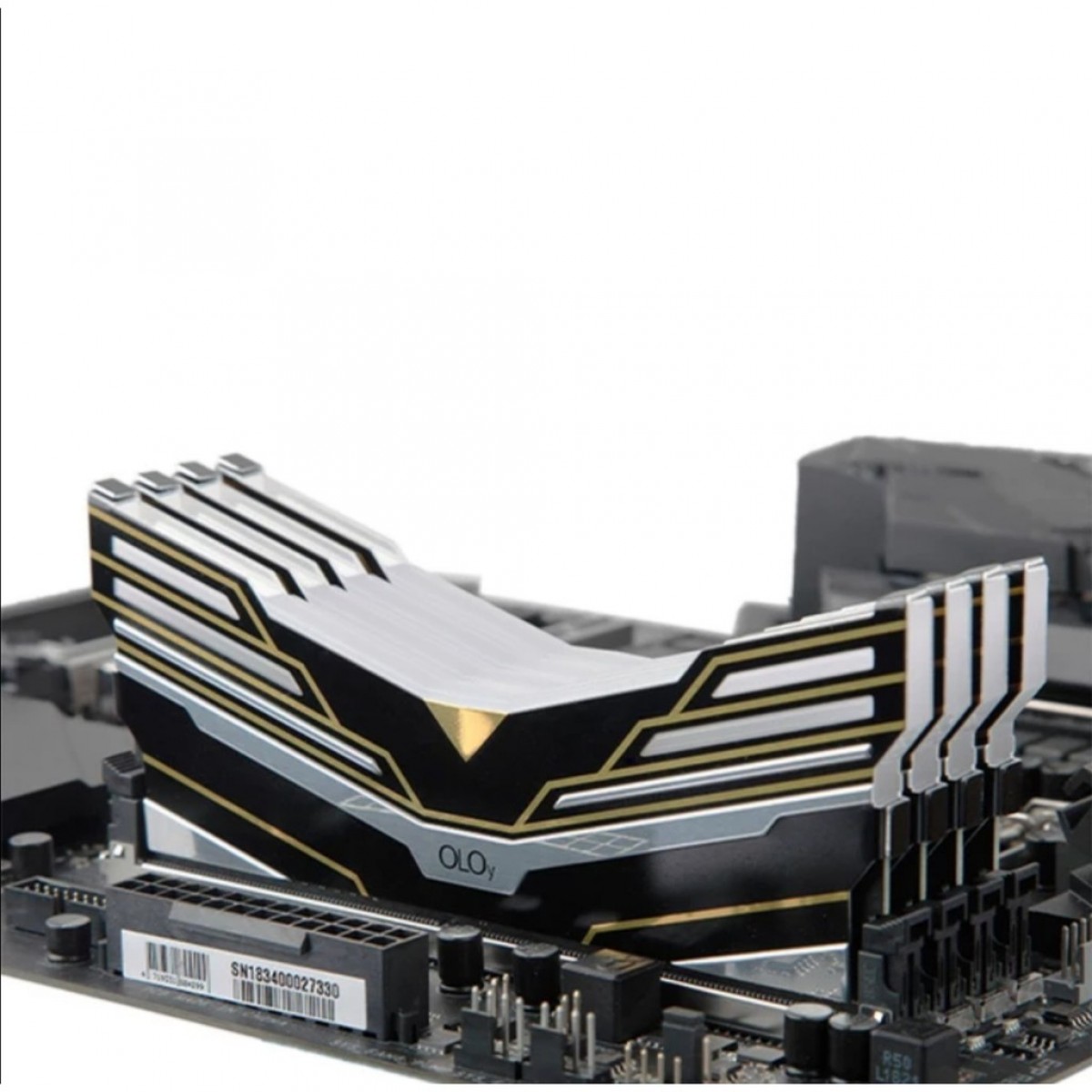 Memória DDR4 OLOy WarHawk Black, 8GB, 3200MHZ, RGB, MD4U083216BESA