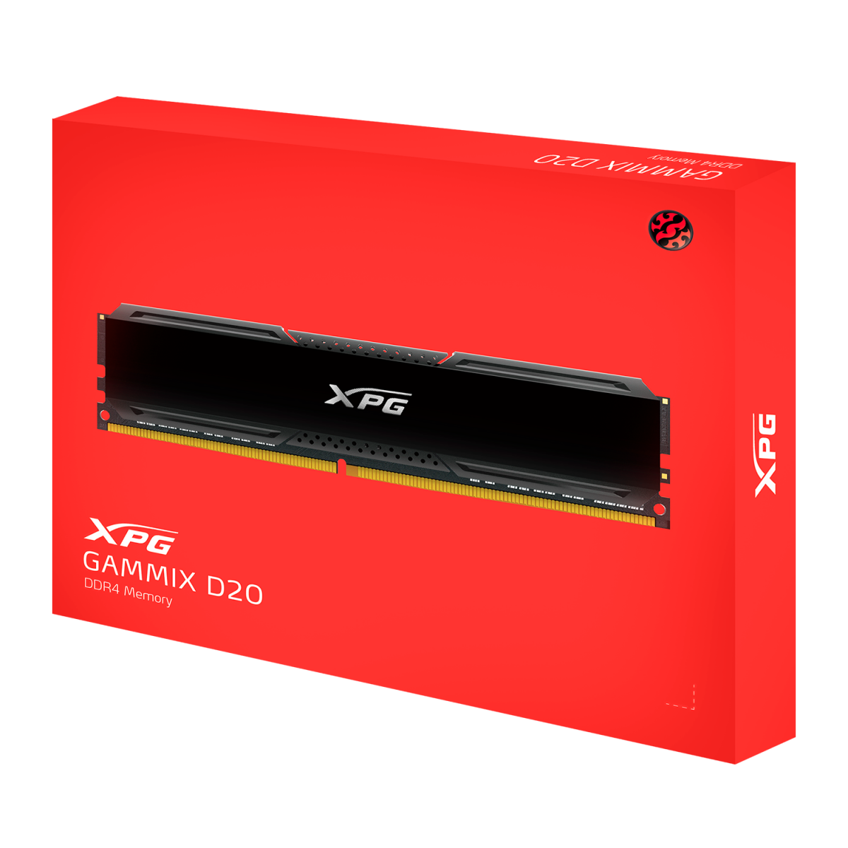 Memória DDR4 XPG Gammix D20, 16GB (2x8GB), 3200Mhz, CL16, Grey, AX4U320088G16A-DCTG20