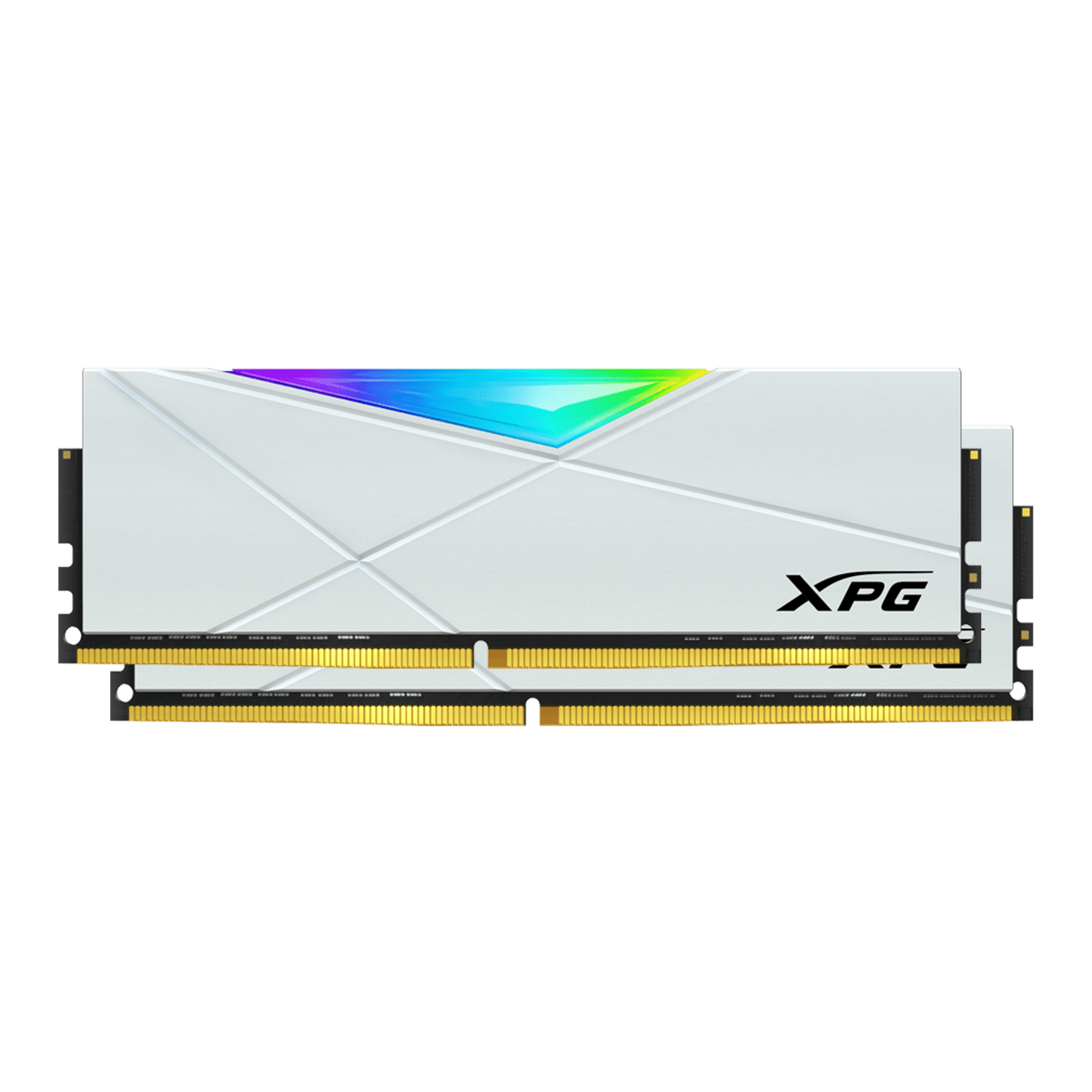 Memória DDR4 XPG Spectrix D50, 32GB (2x16GB), 3200Mhz, RGB, White, AX4U320016G16A-DW50
