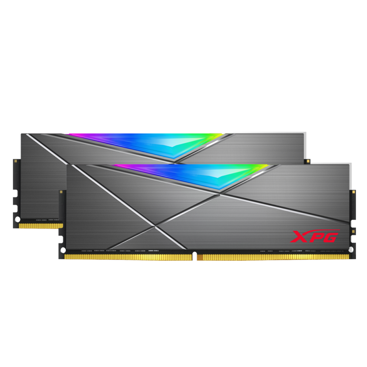 Memória DDR4 XPG Spectrix D50, 16GB (2x8GB), 3600Mhz, RGB, Gray, AX4U360016G18I-DT50
