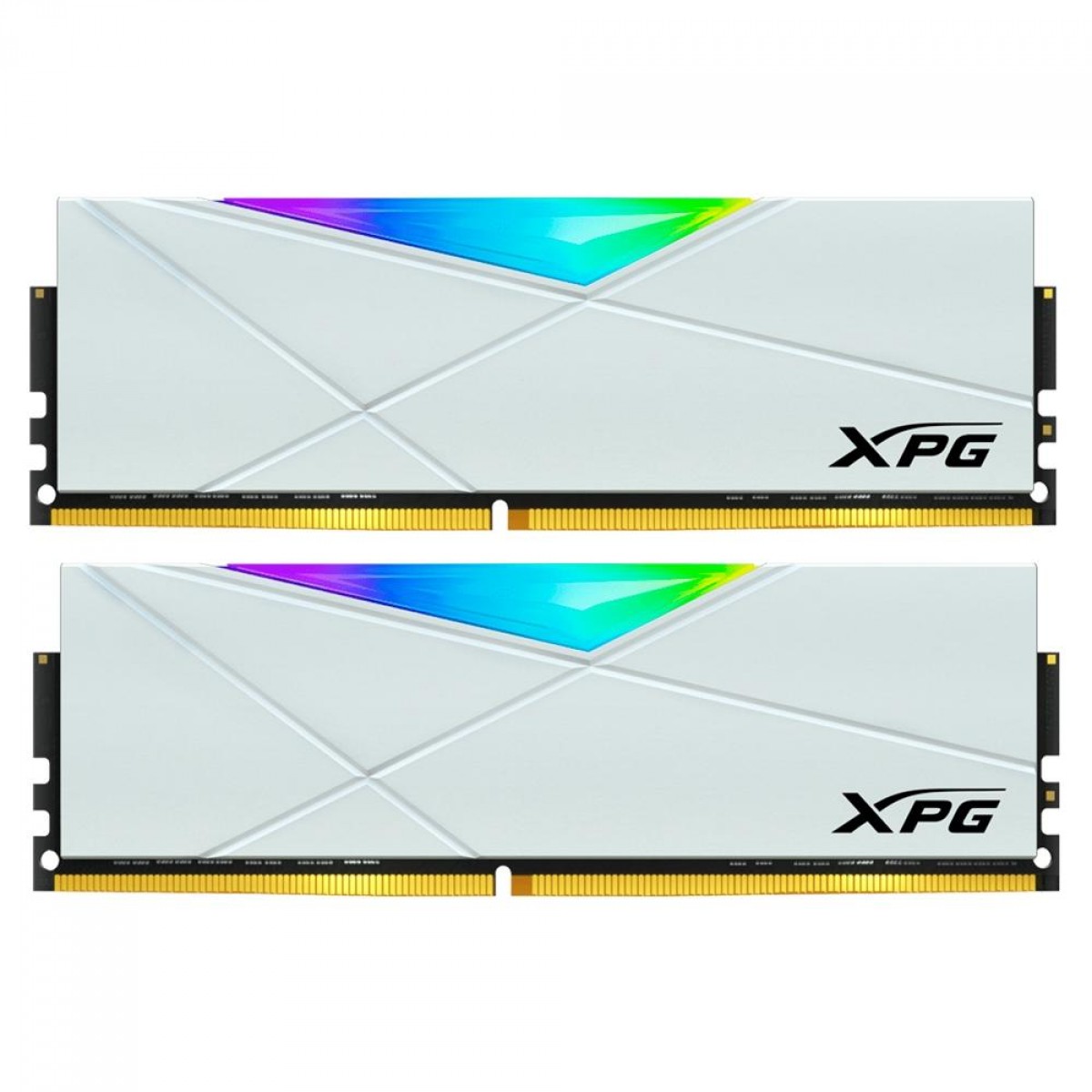 Memória DDR4 XPG Spectrix D50, 32GB (2x16GB), 4133Mhz, RGB, White, AX4U413316G19J-DW50