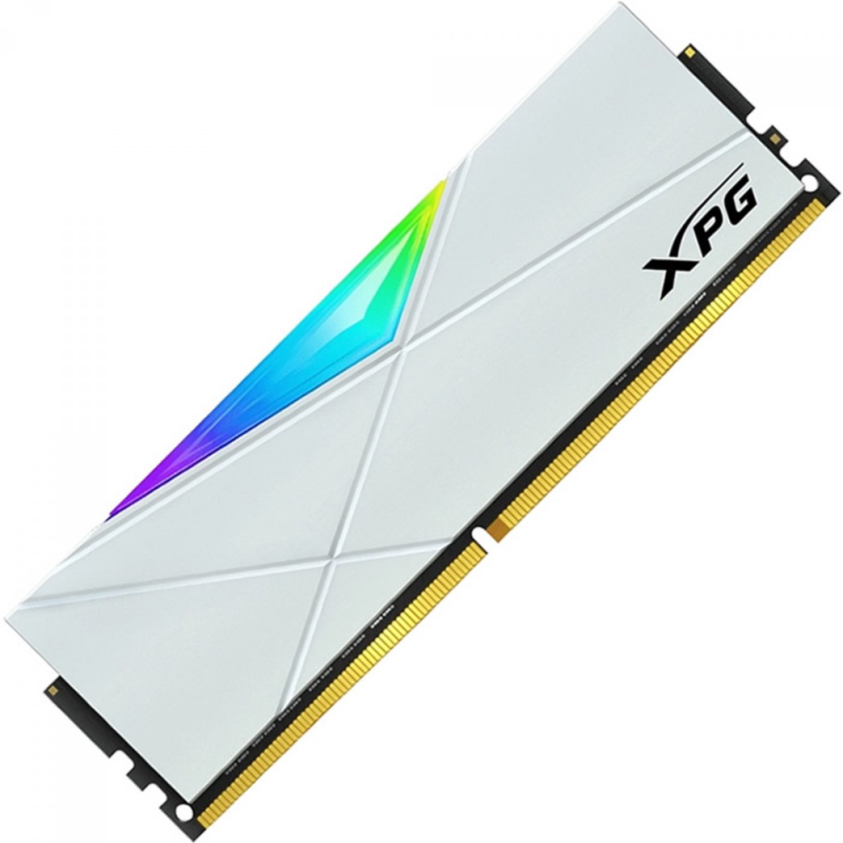 Memória DDR4 XPG Spectrix D50, 8GB, 3200Mhz, RGB, White, AX4U32008G16A-SW50