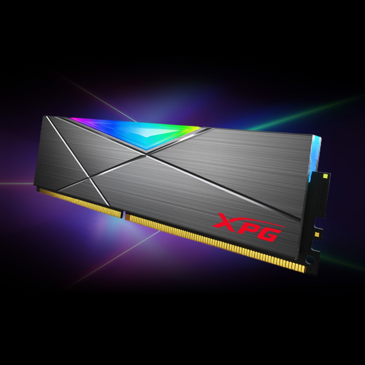 Memória DDR4 XPG Spectrix D50, 16GB (2x8GB), 3200Mhz, RGB, Gray, AX4U32008G16A-DT50