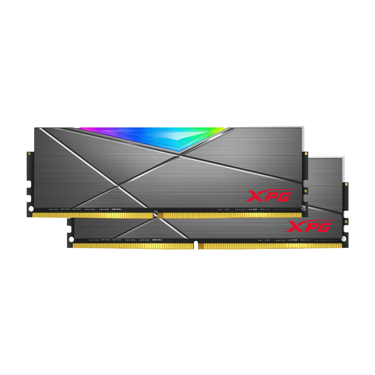 Memória DDR4 XPG Spectrix D50, 16GB (2x8GB), 3200Mhz, RGB, Gray, AX4U32008G16A-DT50