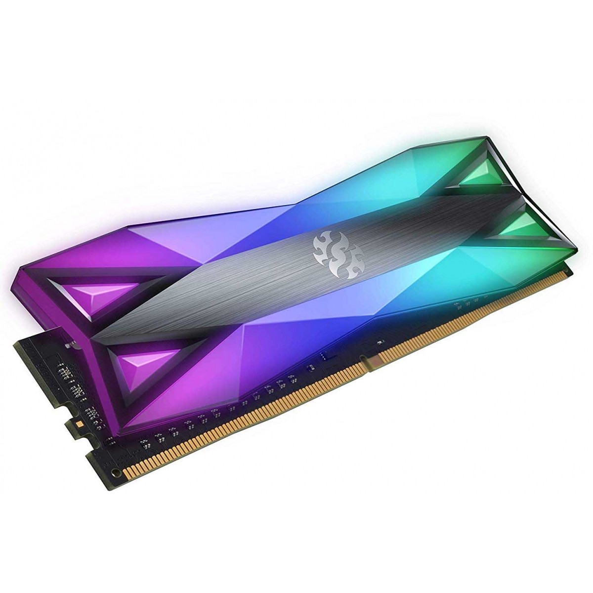 Memória DDR4 XPG Spectrix D60G, 16GB (1X16GB), 3200MHz , RGB, Black, AX4U320016G16A-ST60